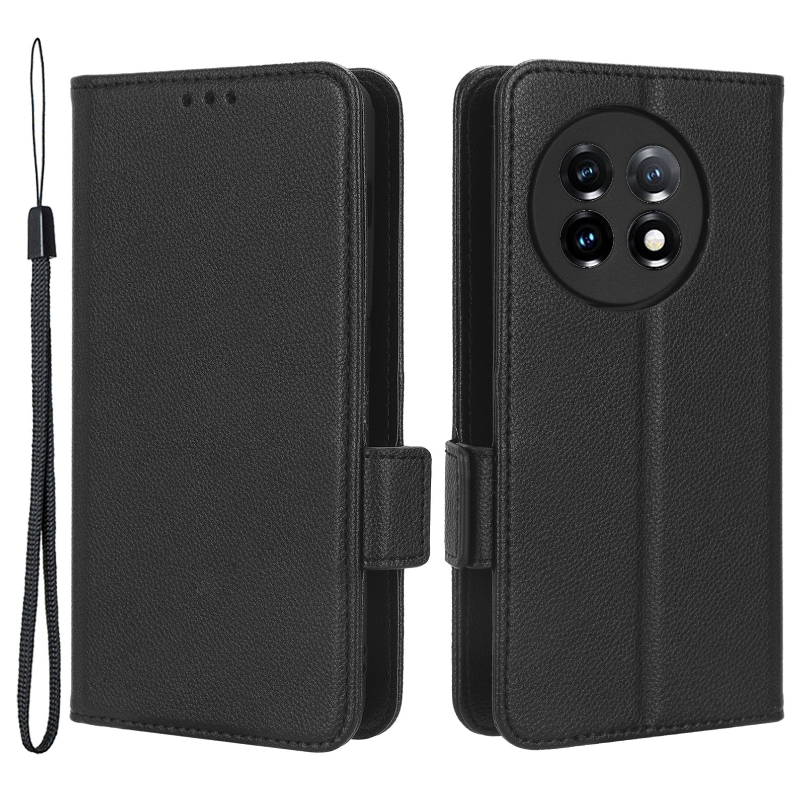 Anti-drop Phone Cover For OnePlus 11 5G Wallet Stand Litchi Texture PU Leather Protective Phone Case Anti-drop Phone Cover For OnePlus 11 5G Wallet Stand Litchi Texture PU Leather Protective Phone Case